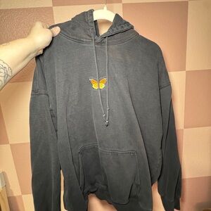 Jonh Galt Hoodie with Butterfly Patch